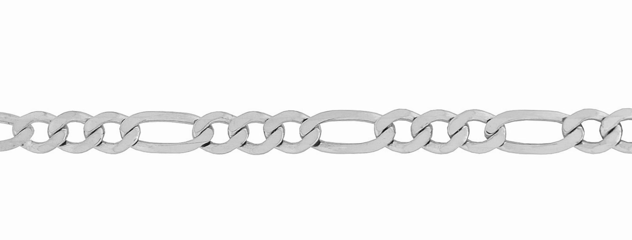 Lot De 10 Chaînes Cou Argent 925 Figaro 45 Cm - Poinçonnées, Mi-longues, Idéales Bijouterie Ou Cadeau