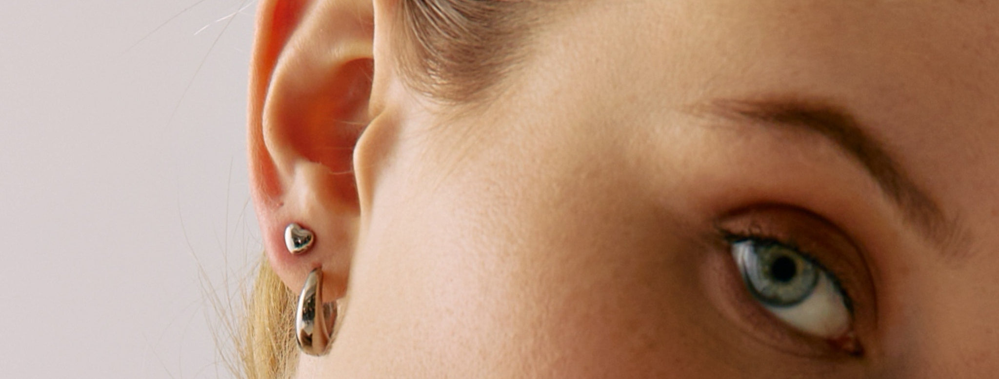 Paire De Boucles D'oreilles Anneaux En Acier Inoxydable - Motif As De Pique - Fermoir Clip - Neuf