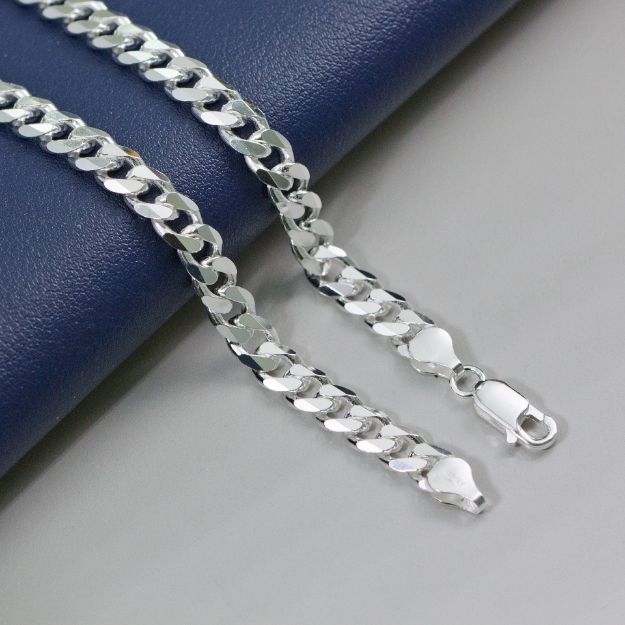 Amar Chaînes en argent 925 Croix pour homme, 60 cm, Argent sterling Amar Chaînes en argent 925 Croix pour homme, 60 cm, Argent sterling
