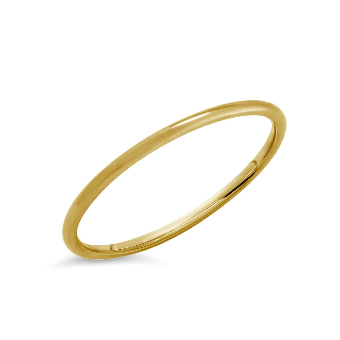 Bracelet Jonc Doré Or Jaune Pour Femme - Bijou De Mode En Alliage, Neuf Sans Emballage