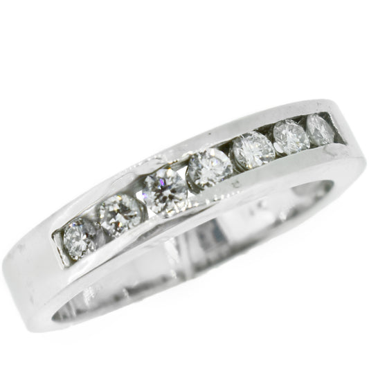 Jonc Or Blanc Diamants