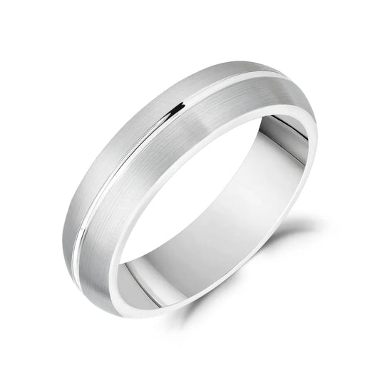 Jonc A.R.Z. steel Brossé et poli en acier inoxydable