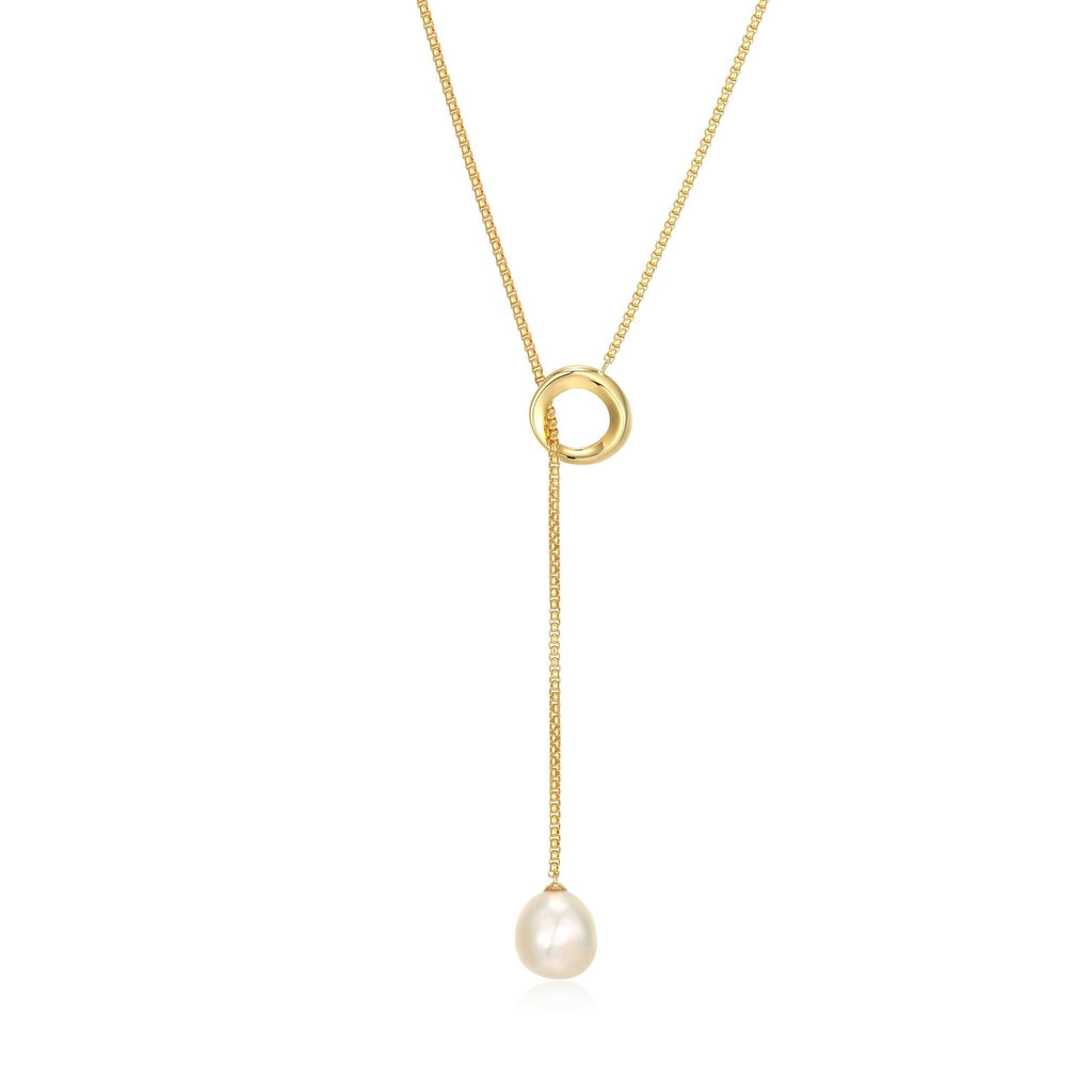 Perle et collier en argent 925