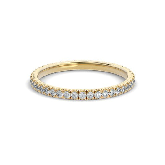 Lab Diamond Hexagonal Halo Ring