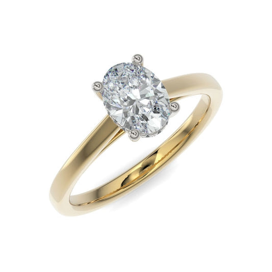 Bague Diamant de Laboratoire Oval 1.5 carat