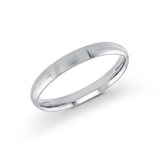 Jonc en Argent 925 Demi-rond 2.5mm