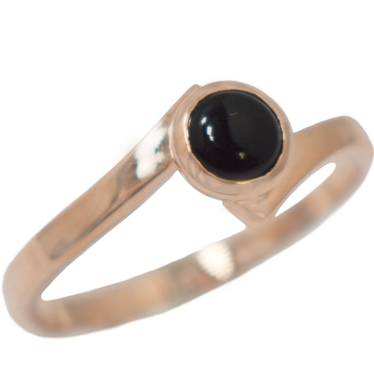 Bague Onyx or Rose