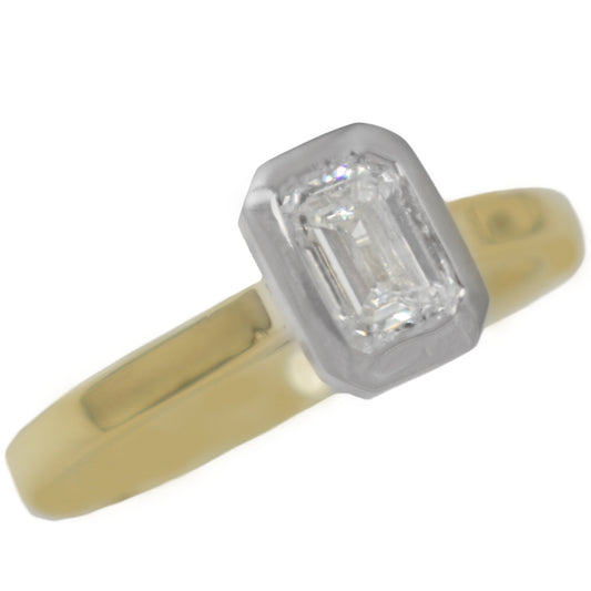 Bague Diamant de Laboratoire Emeraude