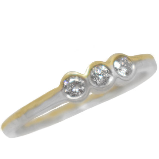 Bague en or Diamant Trinité