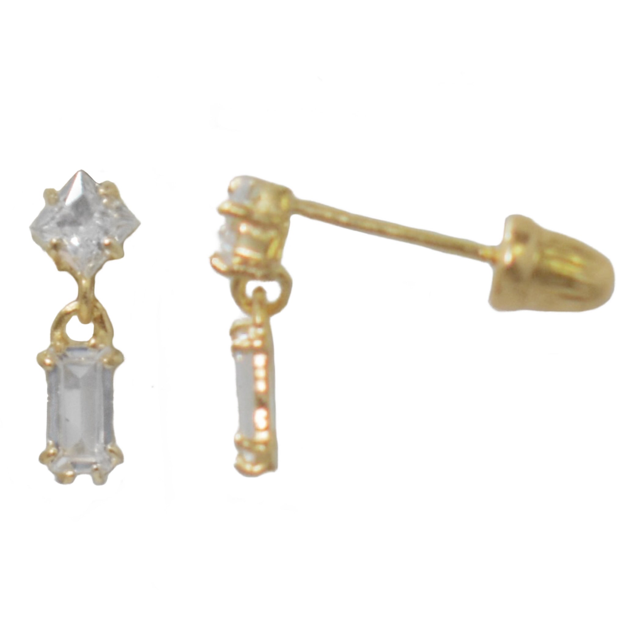 Boucles D'oreilles Grain De Café En Acier Inoxydable Doré - 10x7 Mm, Fermoir Papillon, Marque Française Bobijoo