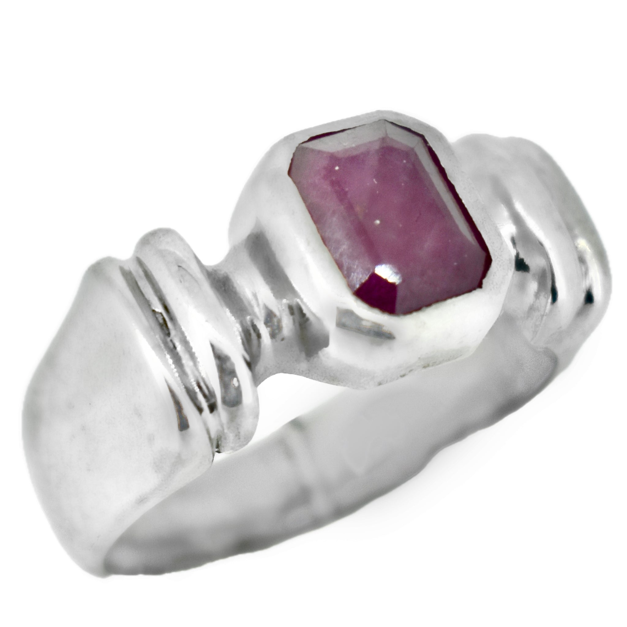 Bague En Argent Massif Avec 7 Diamants CZ - Neuf Sans Emballage, Pierres Cubiques Zirconium, Modèle Du 15 Juin 2010