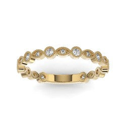 Half Eternity Diamond Band