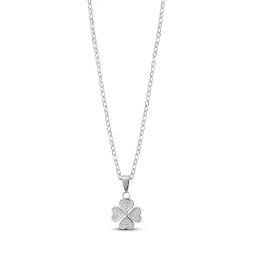 Chaîne avec pendentif trèfle